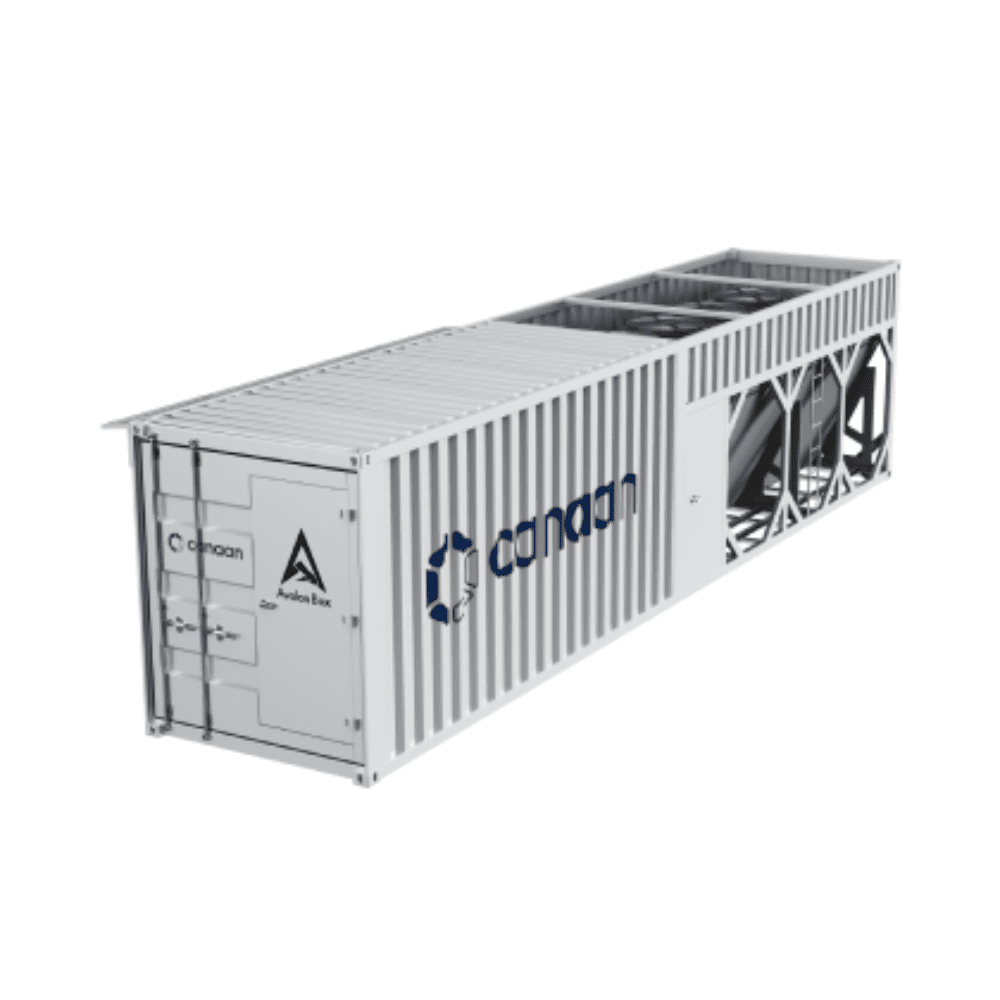 Avalon Hydro Cooling Mining Box container with advanced hydro cooling system and 100 Avalon miners capacity